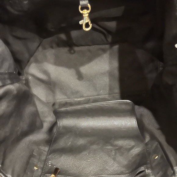 C Wonder printed striped tote in leopard - Picture 2 of 3